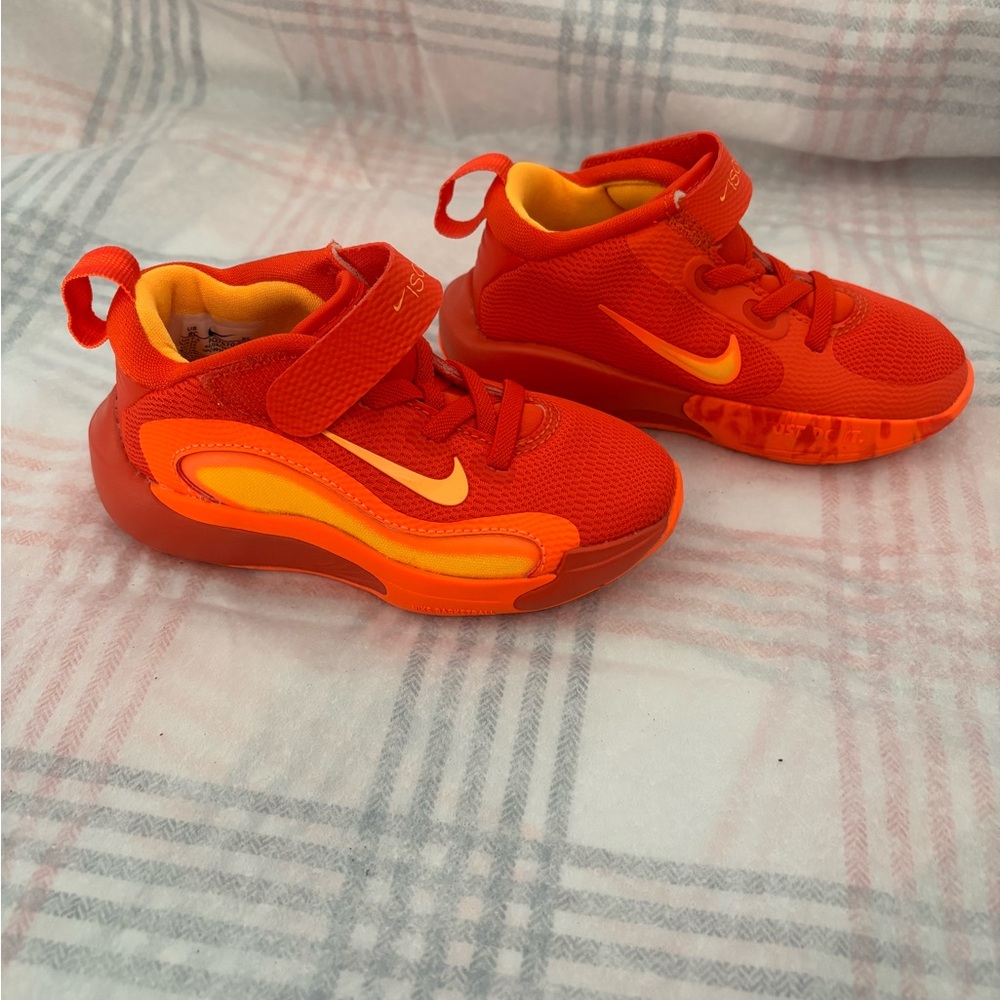 Nike Kids Red and Orange Sneakers